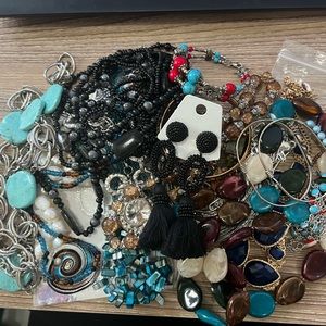Jewelry Lot. Over 2lbs of wearable costume jewelry